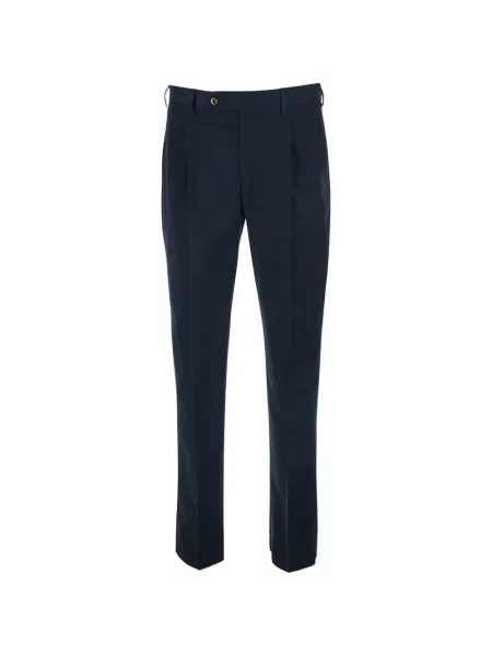 Pantaloni Pt Torino plisate albastru