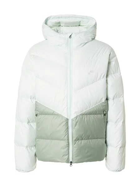 Nike Sportswear Geacă de iarnă WINDRUNNER verde pastel alb