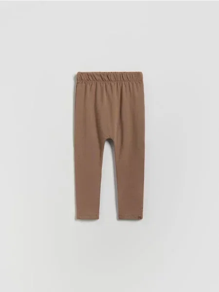 Reserved Легінси з високим вмістом темно коричневий