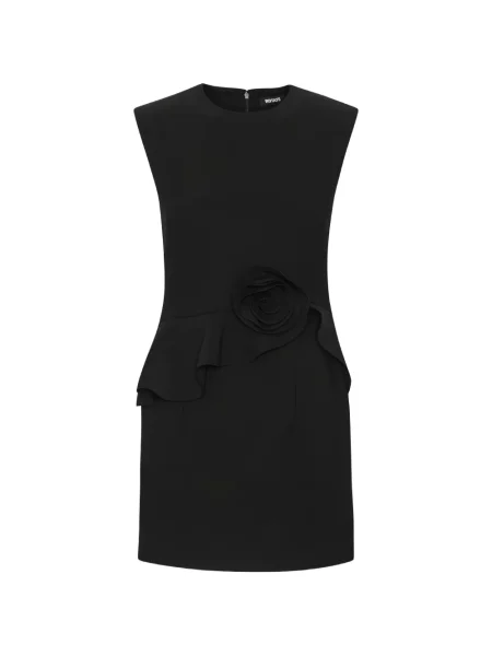 Rochie mini Rotate Birger Christensen cu model floral cu aplicații negru