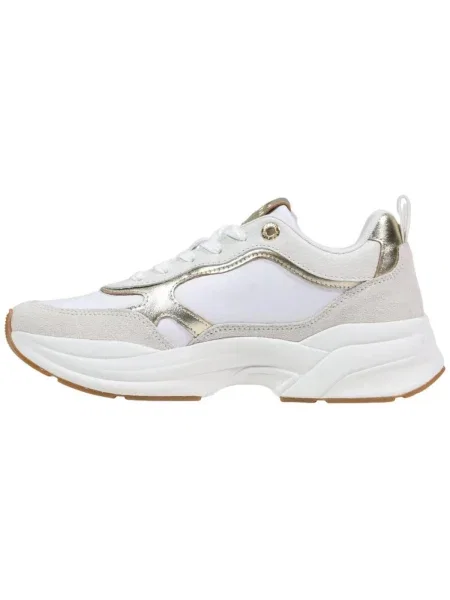 Sneakerși Tommy Hilfiger din piele chunky alb