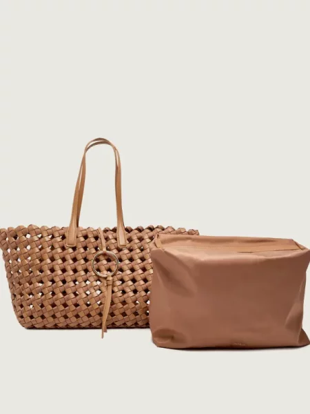 Marella Geantă shopper + borsetă MLASPUMA maro