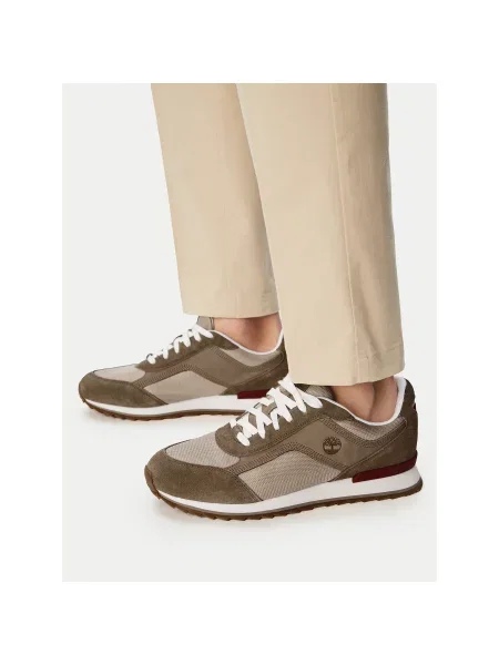 Αθλητικά Timberland Scout Heights Low lace καφέ