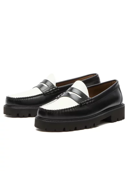 Loafersy Bass Weejuns białe