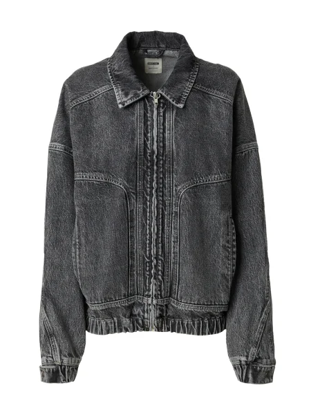 ABOUT YOU x Laura Giurcanu Prehodna jakna Mathilde denim siv