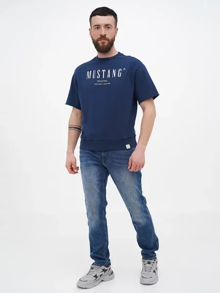 Завужені джинси Mustang Jeans Tramper Tapered блакитний