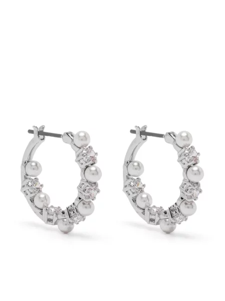 Cercei Swarovski argintiu