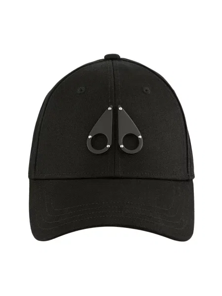 Czapka z daszkiem Moose Knuckles z logo czarna