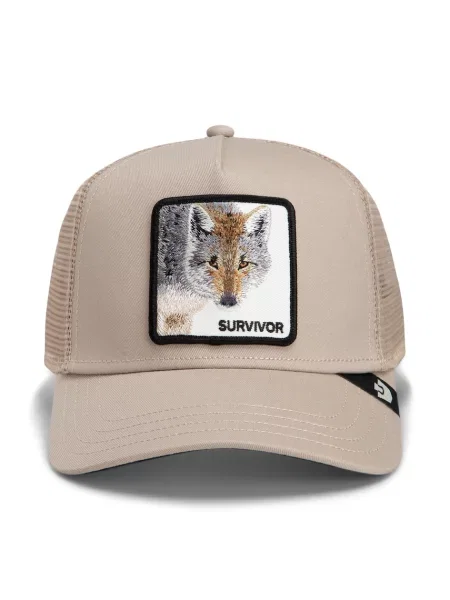 Goorin Bros шапка с козирка Survivor Trucker бежово