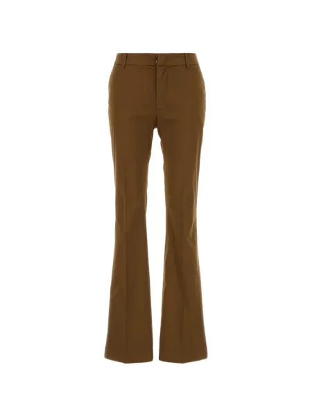 Pantaloni Pt Torino evazate maro