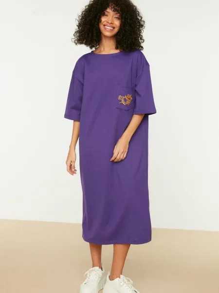 Rochie Trendyol cu imagine violet
