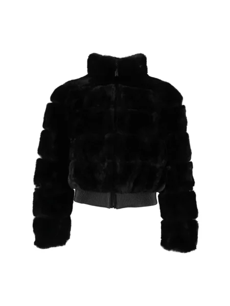 Krótki kurtka bomber Michael Kors czarny
