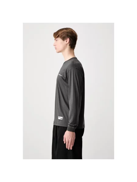 Neighborhood longsleeve z wełną zielona