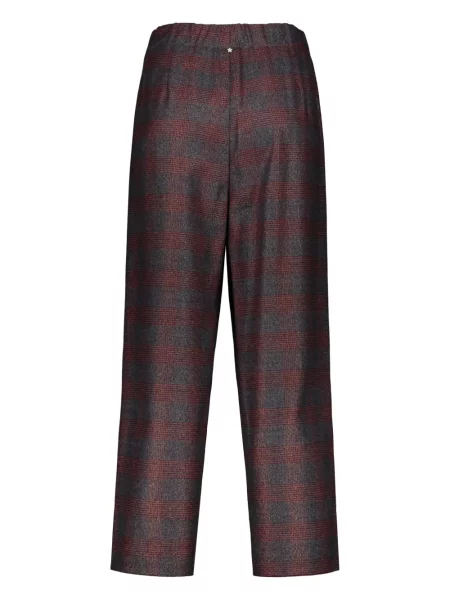 Pantaloni Lorena Antoniazzi de lână albastru