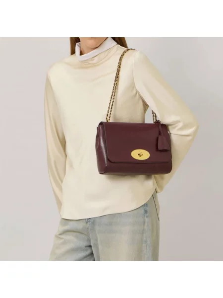 Torebka Mulberry skórzana brązowa