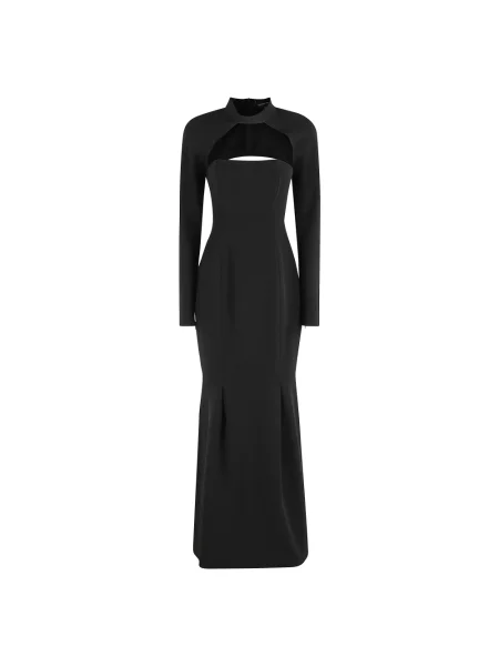 Długa sukienka maxi Federica Tosi czarna