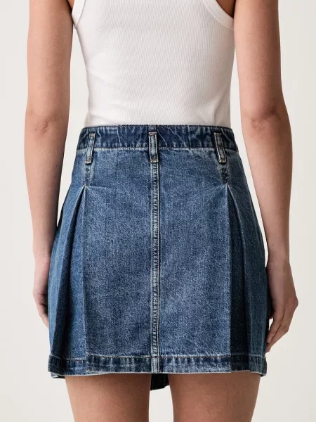 Calvin Klein Jeans spódnica jeansowa niebieska