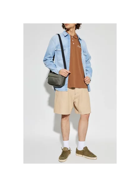 Koszulka polo Dsquared2 z logo brązowa