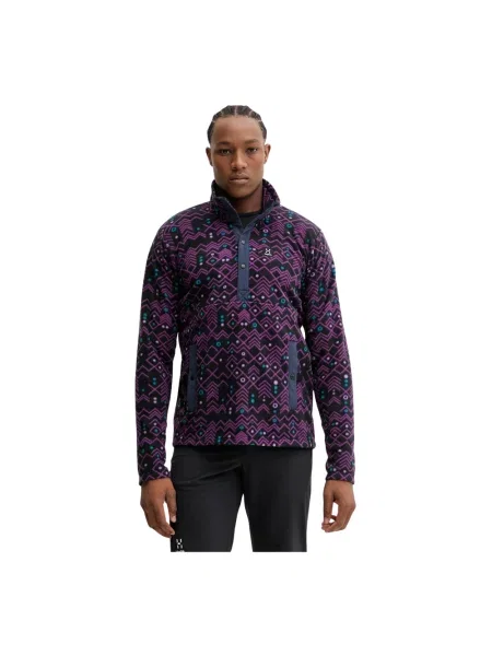 Haglöfs bluza sportowa Mora Mid fioletowa