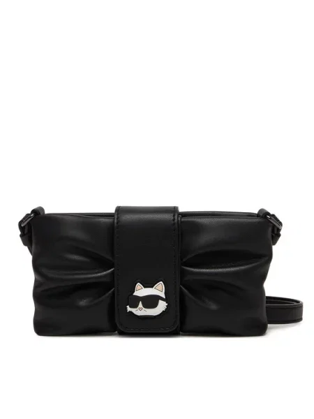 Karl Lagerfeld Kids Τσάντα Nomade Monaco D2 μαύρο