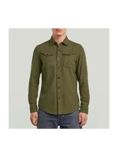 Košeľa G-star Raw zelená