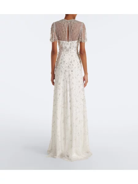Tüll ruha Jenny Packham fehér
