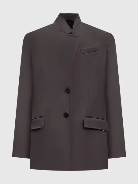 Жакет з вовни The Attico коричневий