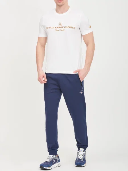 Футболка Aeronautica Militare біла