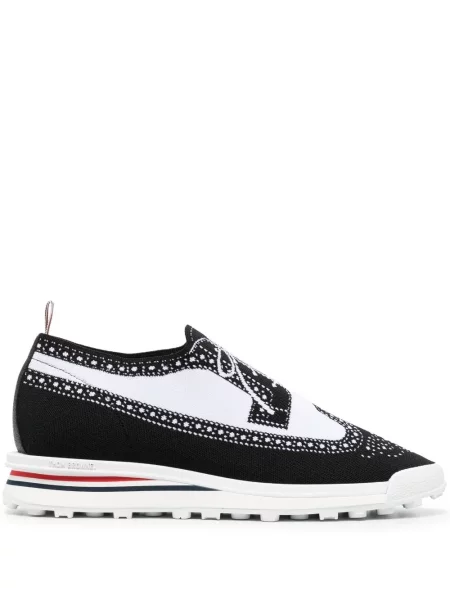 Brogues Thom Browne tricotate negru