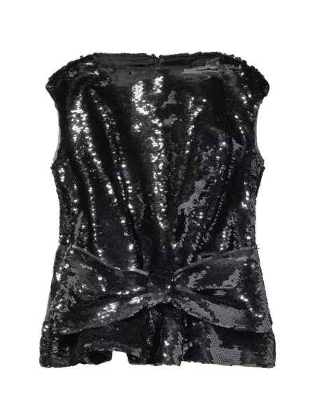 Bluză Simone Rocha cu paiete negru