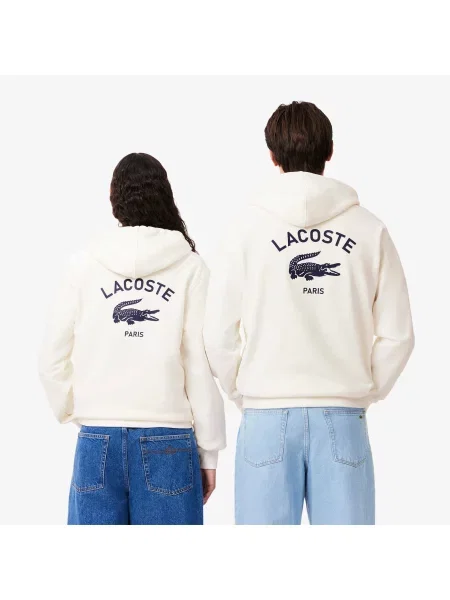Толстовка Lacoste белая