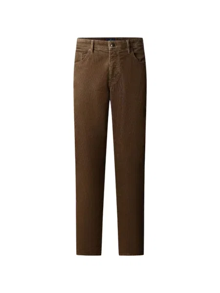 Pantaloni Hackett London de catifea cord maro