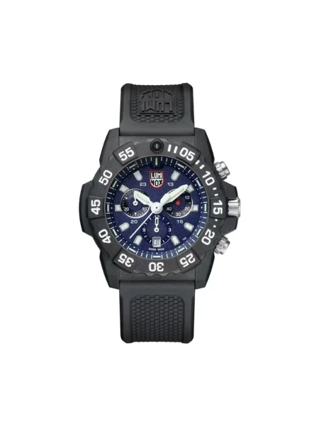 Lniany zegarek Luminox niebieski