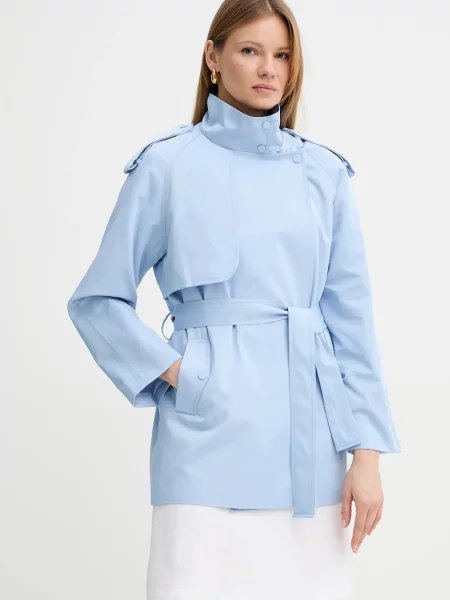 Morgan płaszcz GLINE niebieski przejściowy GLINE szary