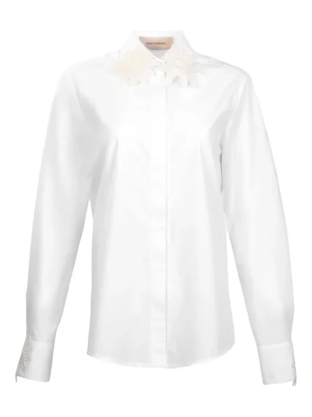 Koszula Silvia Tcherassi w kwiatki biała