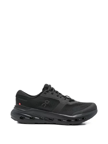 Sneakerși On cu șireturi din dantelă negru