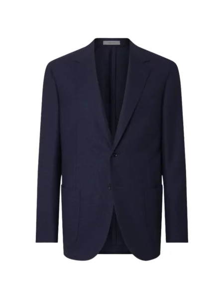Sacou Corneliani din țesătură twill albastru