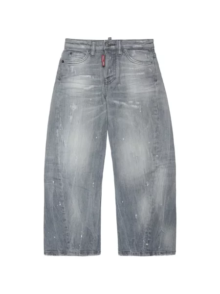 Jeansy dziecięce Dsquared2 szare