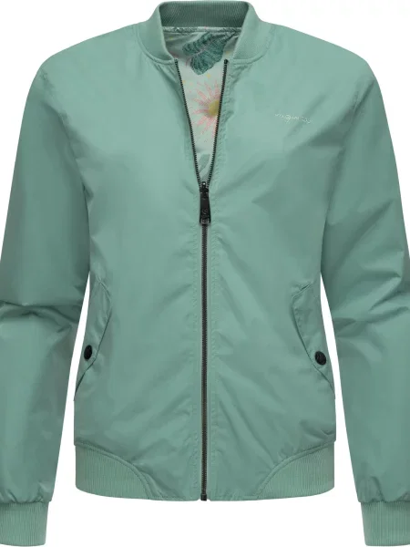 Ragwear Funkcionalna jakna Joom / smaragd / pastelno zelena / roza rumena
