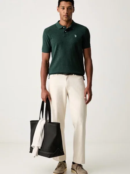 Tricou polo U.s. Polo Assn. verde