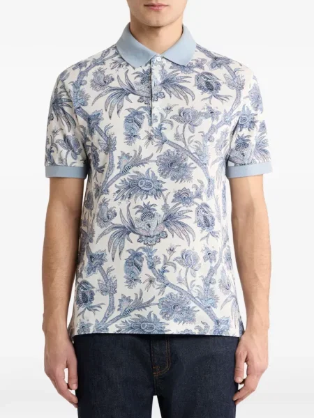 Tricou polo Etro cu model floral