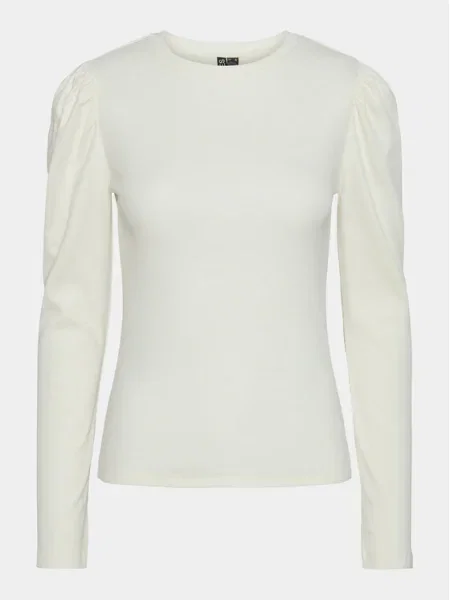 Pieces Bluză Janna alb