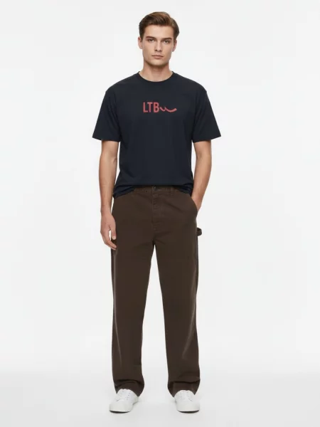 Футболка LTB Jeans темно-синій синя