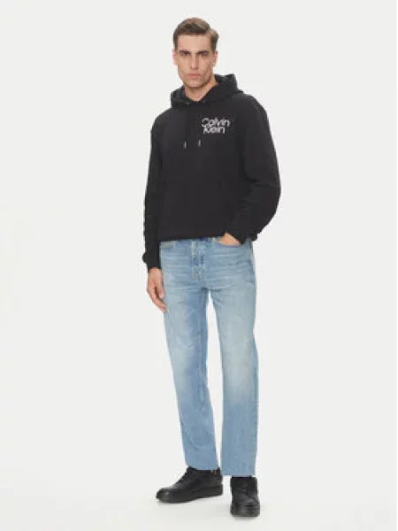 Calvin Klein Mikina Černá bílá