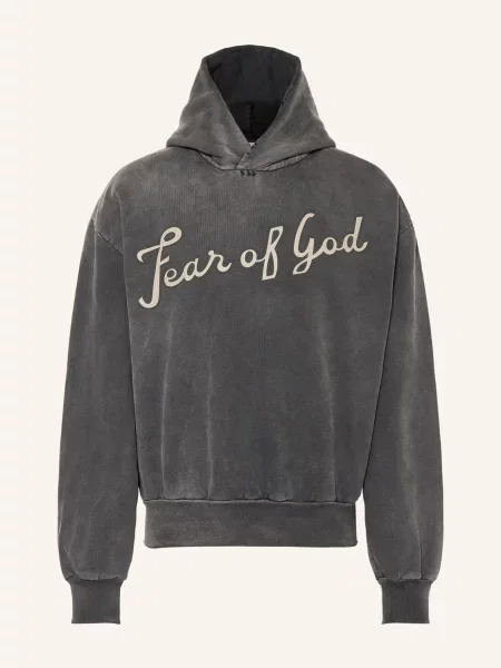 Fear Of God Bluza Z Kapturem schwarz