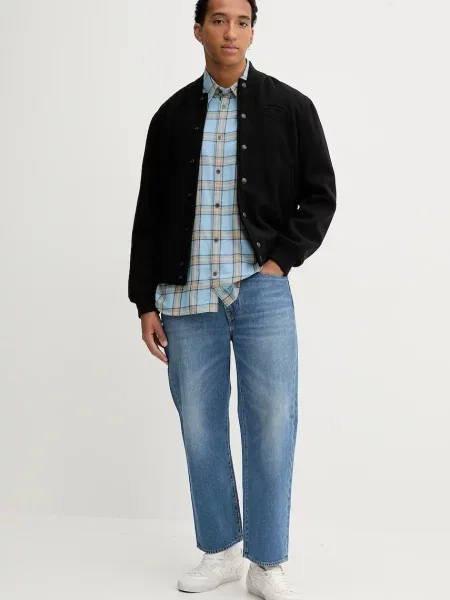 Diesel srajca S-SIMPLY-AJFI modra