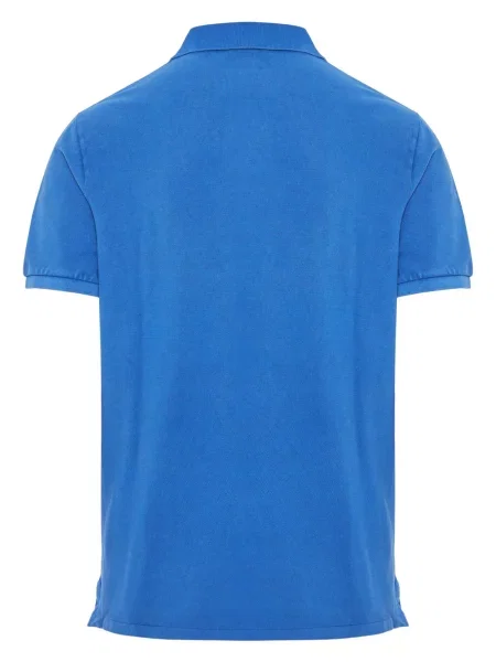 Siuvinėta dryžuota polo marškinėliai Polo Ralph Lauren balta
