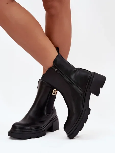 Pantofi cu toc Boto negru