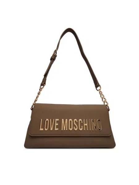 LOVE MOSCHINO Ročna torba rjava
