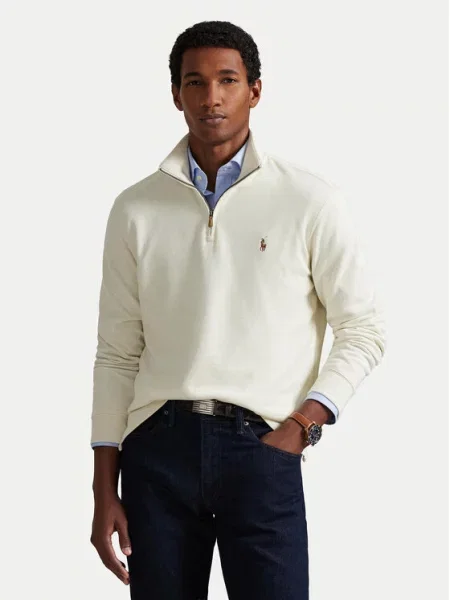 Πουλόβερ Polo Ralph Lauren DBL KNIT JACQ μπεζ